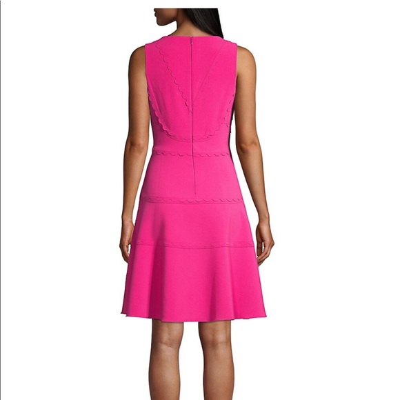 Kobi Halperin | Michaela Scalloped Fit-&-Flare Dress - Picture 6 of 13